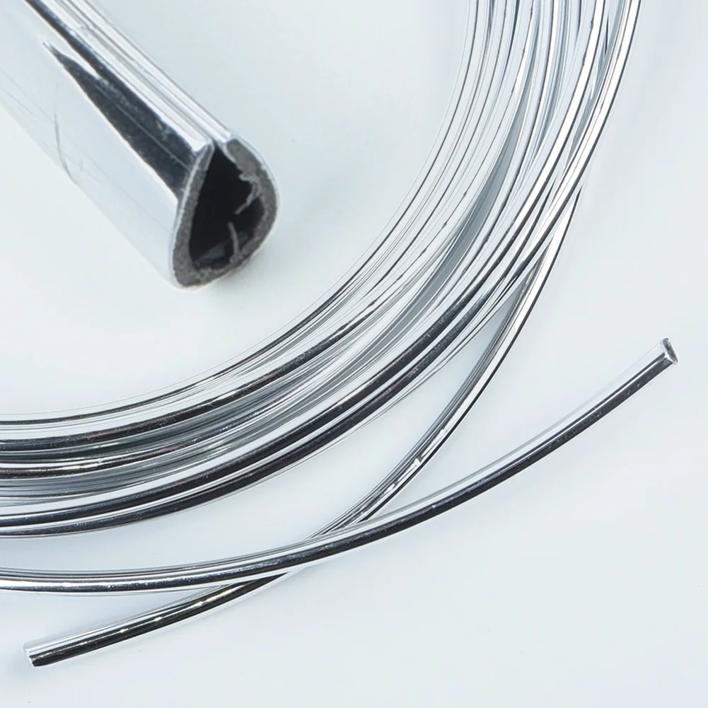 

Накладка на молдинг, U-образный профиль, 6 м, аксессуары, автомобильная хромированная решетка, защитные диски из ПВХ, серебристые, защита от царапин, новинка