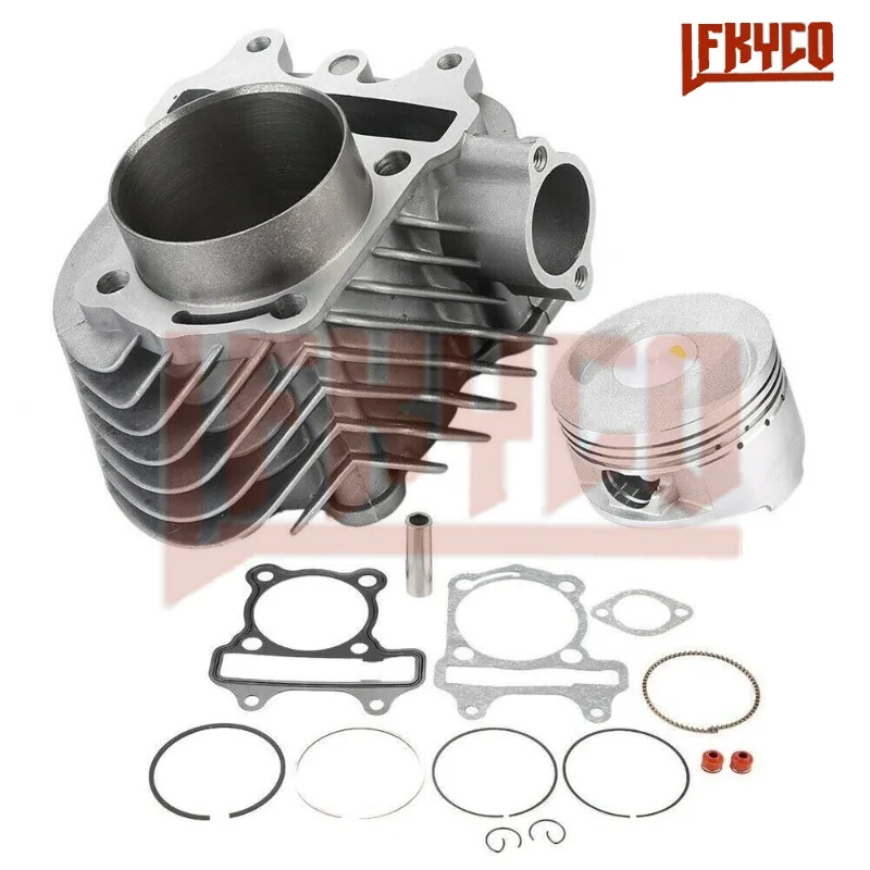 61mm Bore Motorcycle Engine Part Cylinder Kit for GY6 150cc 200cc Piston Rings Gasket Kits Set Motorbike Scooter ATV Accessories