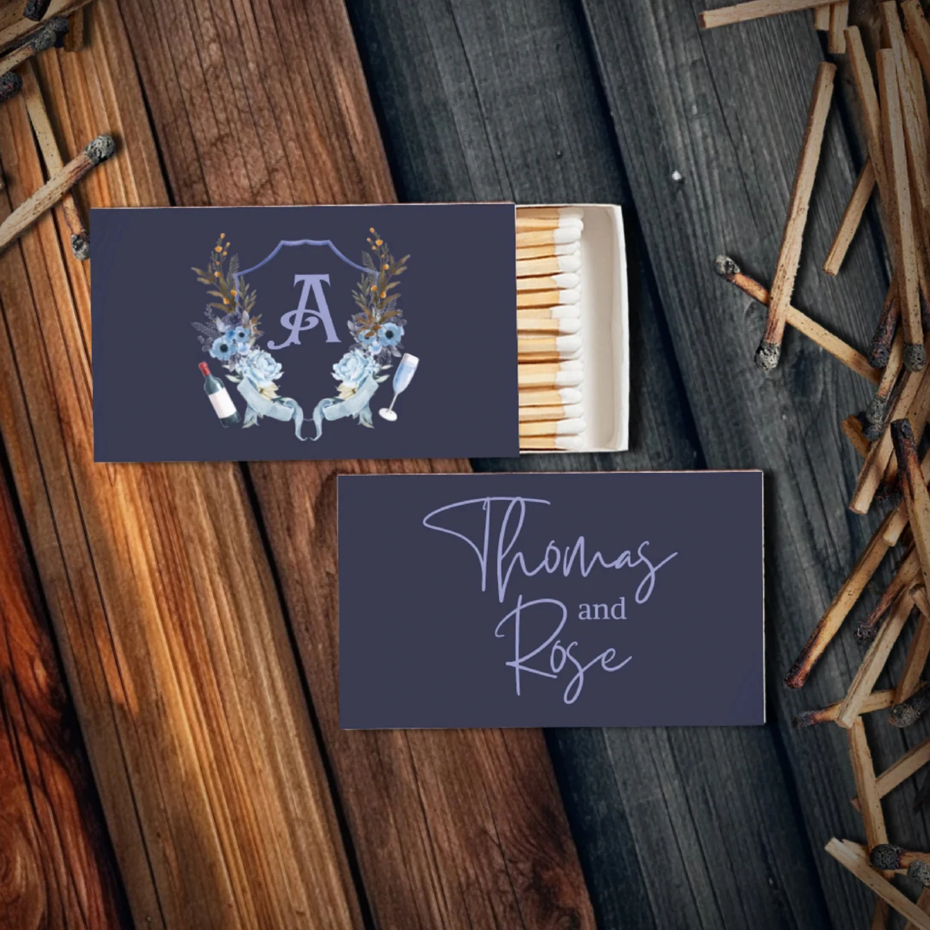 

Свадебные спички на заказ, персонализированные спичечные коробки | Свадебные сувениры на заказ, идеально подходящие для девичника — MB8