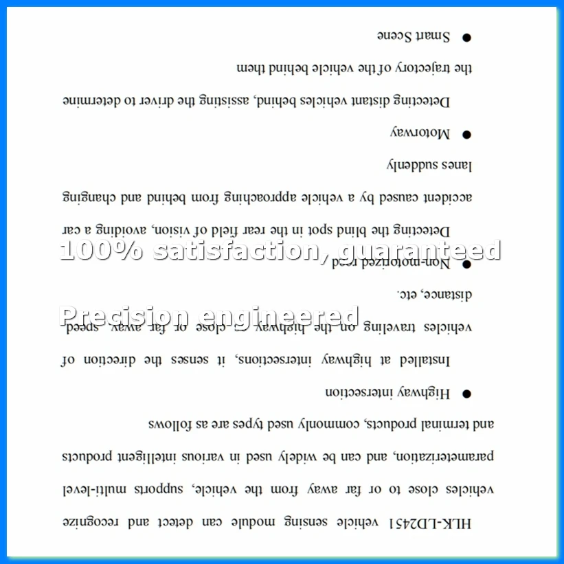 New 24G Vehicle Ranging Velocity Measurement Millimeter Wave Radar LD2451 Vehicle Condition Monitoring Sensor Module-ABAM
