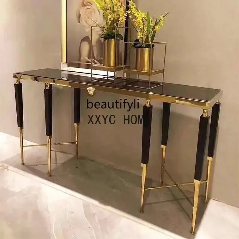 Supporto per fiori in acciaio inossidabile in marmo di lusso delicato, divano, tavoli, soggiorno, mobile TV, scaffale per ingresso