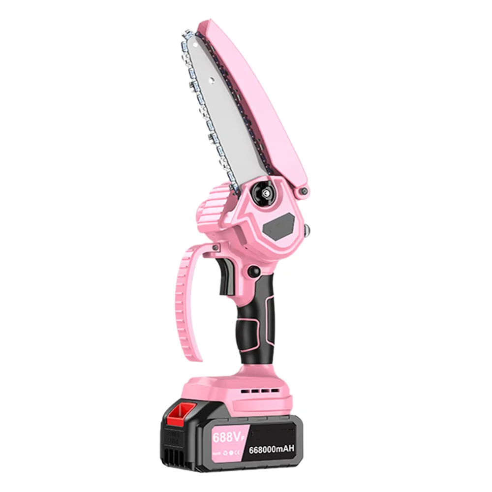 

6-Inch Lithium Battery Chain Saw Pila Łańcuchowa Akumulatorowa Electric Chainsaw Motosierra Electrica Batería Kettensäge전기톱