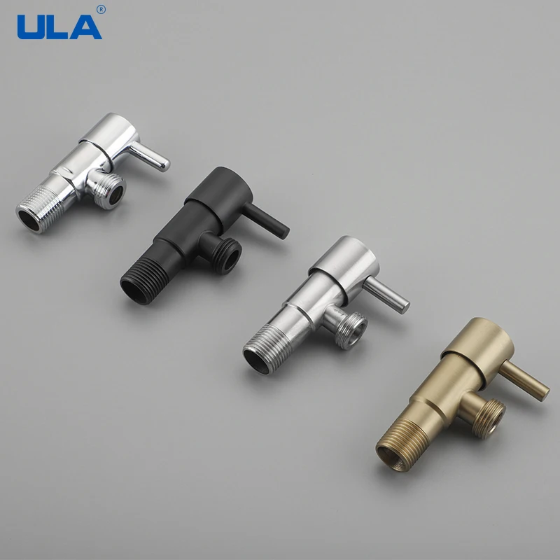 ULA Single Cold Water Valve for Bidet Faucet Durable Replacement Anti Corrosion Stainless Steel Angle Valve Water Easy Flow