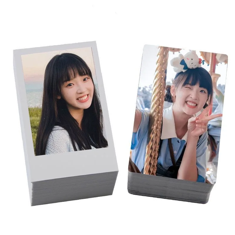 100PC Zhou Yiran Zhang Miaoyi Poster Lomo Cards TV When I Fly Towards You Zhang Lurang Photos Pai Li De Meal Bus Card Sticker