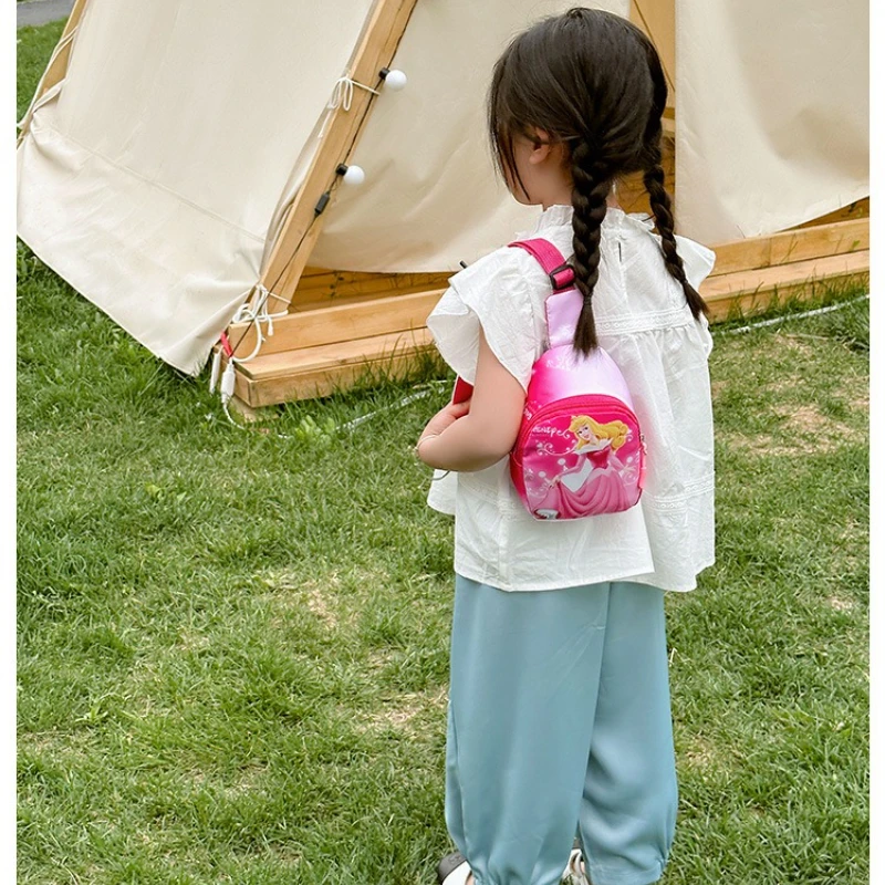 عالية الجودة ديزني أنيمي حقيبة صدر للرجال Kawaii الكرتون غرزة إلسا سبايدرمان أكياس تخزين صغيرة هدايا عيد ميلاد الاطفال حقيبة ظهر عادية