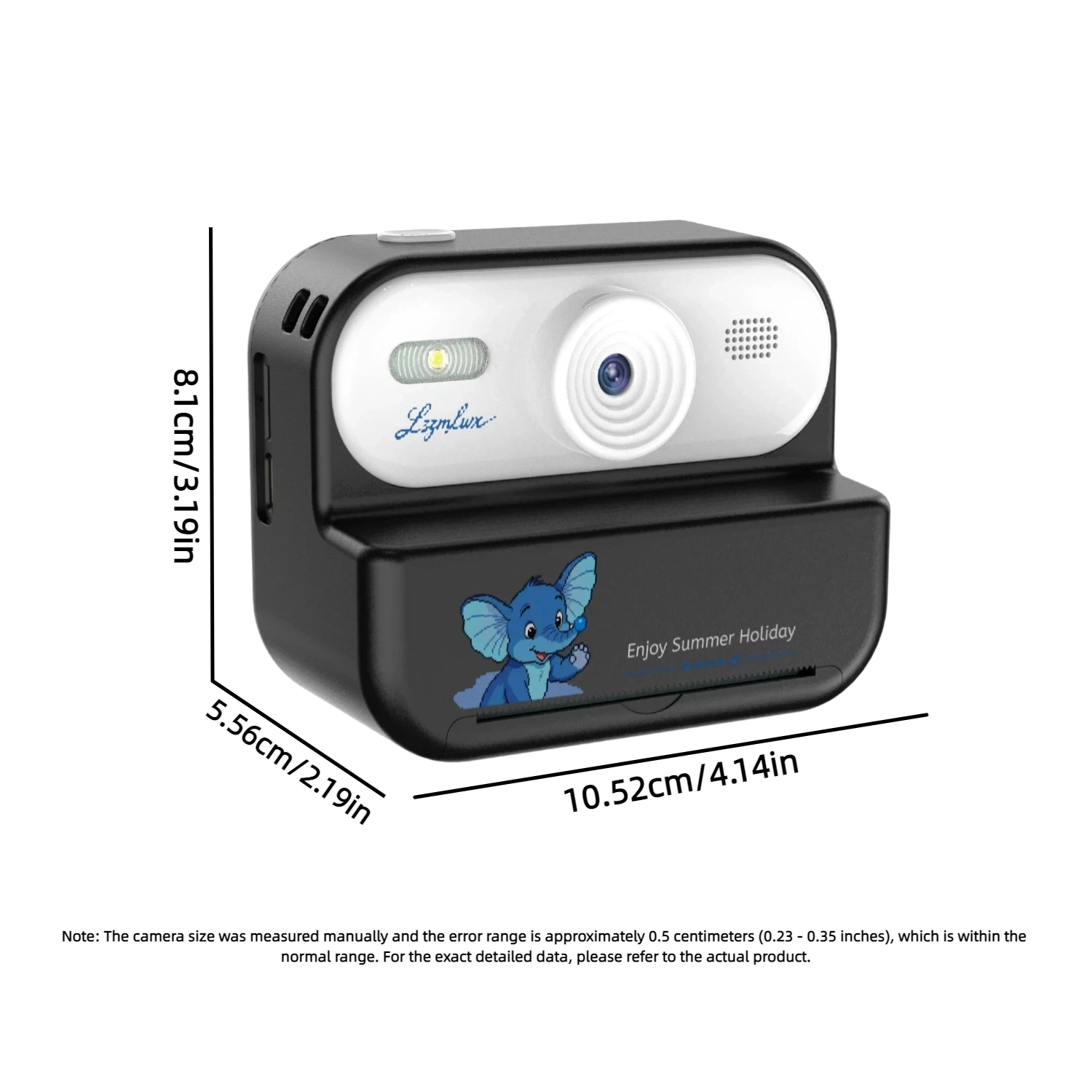 Instant Digital Camera Printing Photo for Kids Mini Portable Photography 1080P HD Early Childhood Education Birthday Gifts