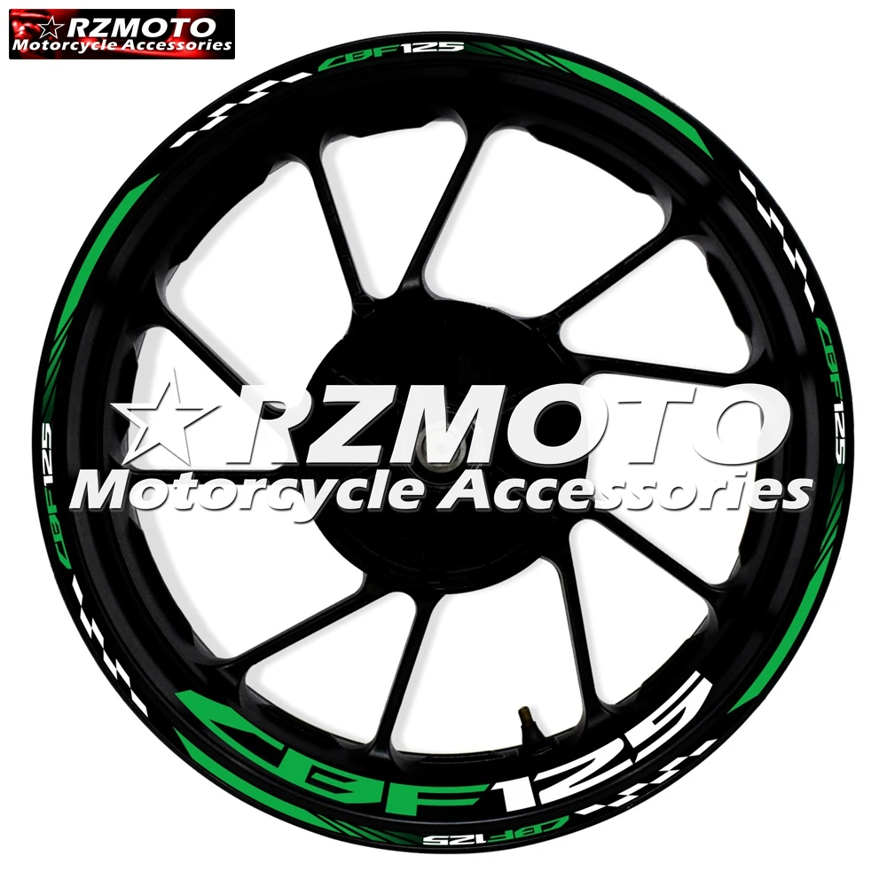 Motorcycle Wheel Sticker Reflective Rim Decal 17