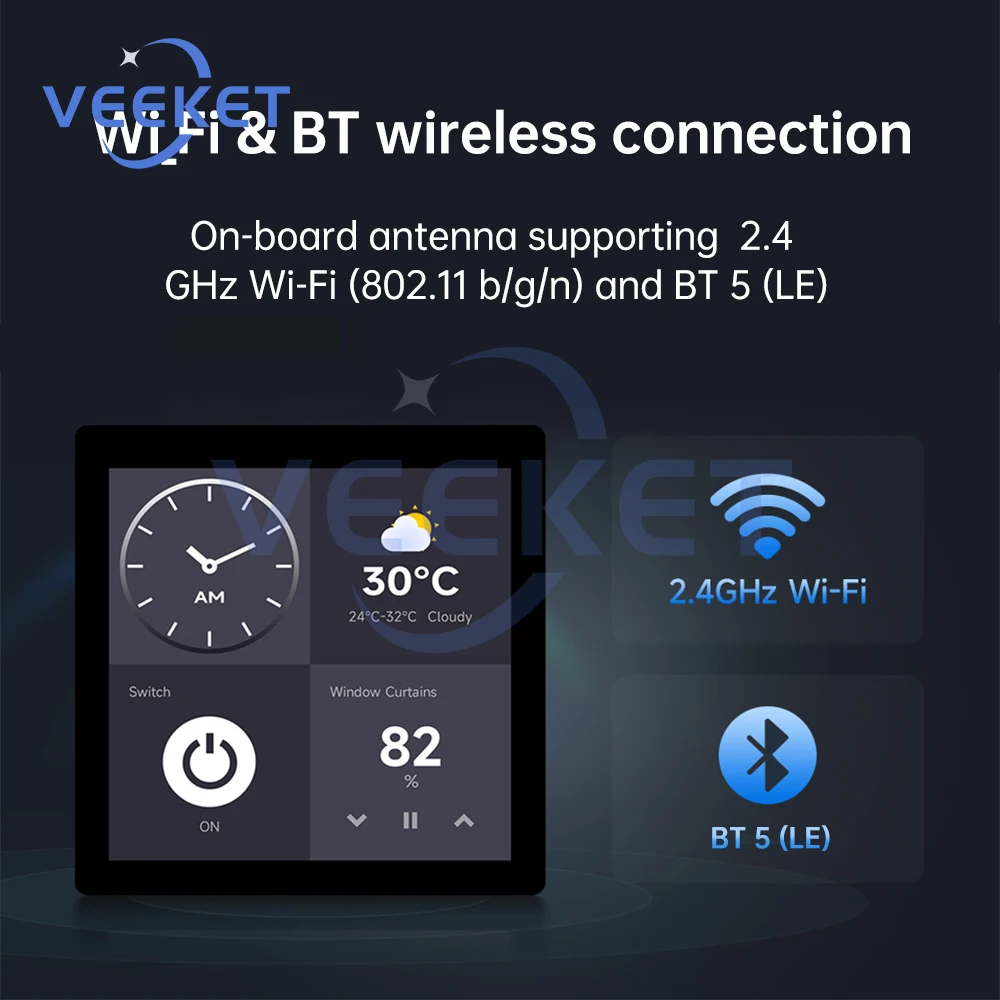 DC7-36V ESP32-S3 WiFi 블루투스 개발 보드 4인치 LCD 용량성 터치 스크린 32비트 LX7 2코어 프로세서 유형-C 480X480