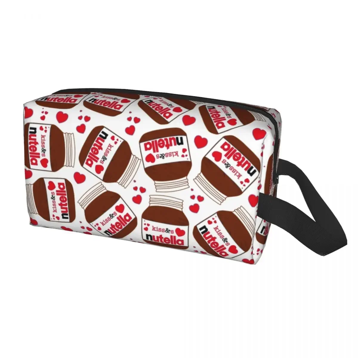 Nutellas-Trousse de Toilette Personnalisée pour Femme, Trousse de Maquillage et de Cosmétique, Boîte de Rangement de miles