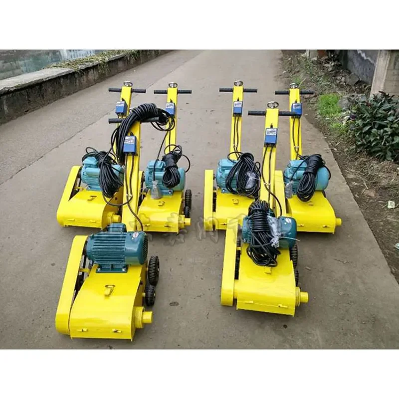 Hand-pushed electric rust remover, ship deck rust equipment, large-scale cleaning of steel structures is fast