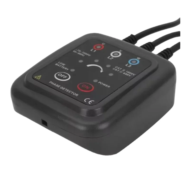ETCR1000D Non-contact Phase Sequence Multimeter, Motor Three-phase Detector, 1000V Phase Sequence Tester, 45/65Hz