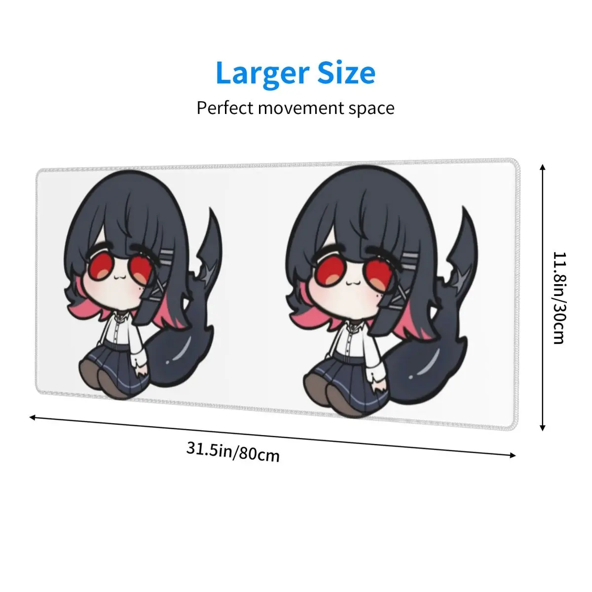 Large Mouse Pad Anime Zenless Zone Zero Chibi Ellen Joe Gamer PC Laptop Mats Keyboard Carpet Computer Gaming Desk Mat