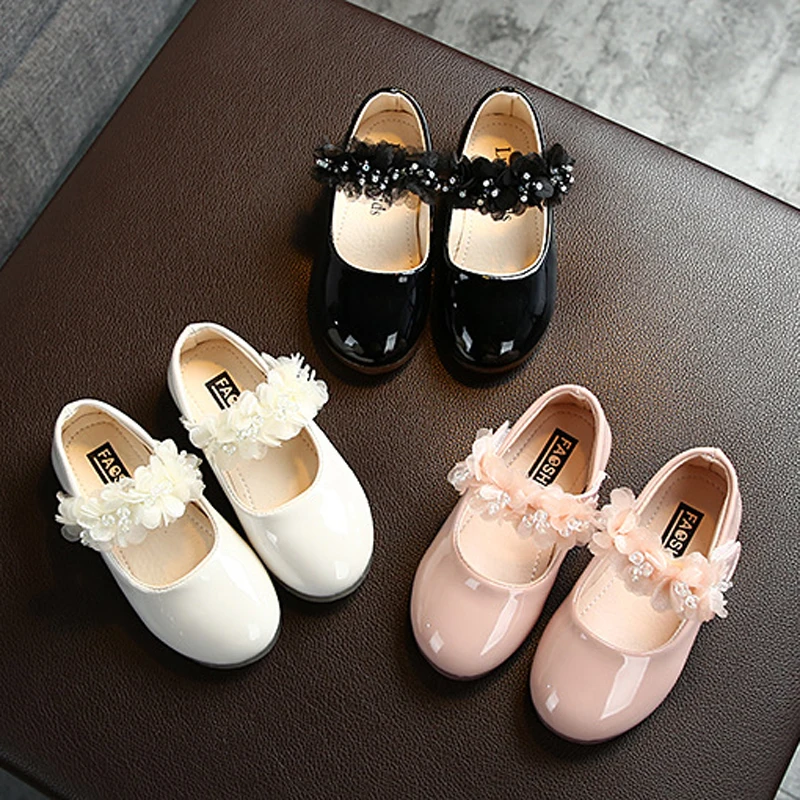 New Spring Girls Shoes Princess ballerine Dance Party scarpe da sposa strass scarpe per bambini per bambini di 3-12 anni