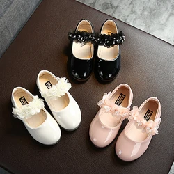 New Spring Girls Shoes Princess Ballet Flats Dance Party Wedding Shoes Rhinestone Children Shoes for 3-12 Years Old Kids CSH125