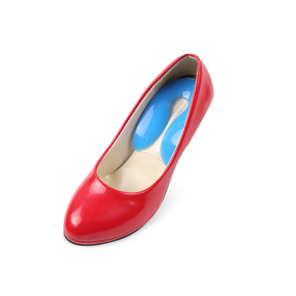 

2 Pairs U Shaped Heel Pad Silicone Cushion Insole Size Shock Absorption Foot Care Tool Heel Mat Sneakers Boots