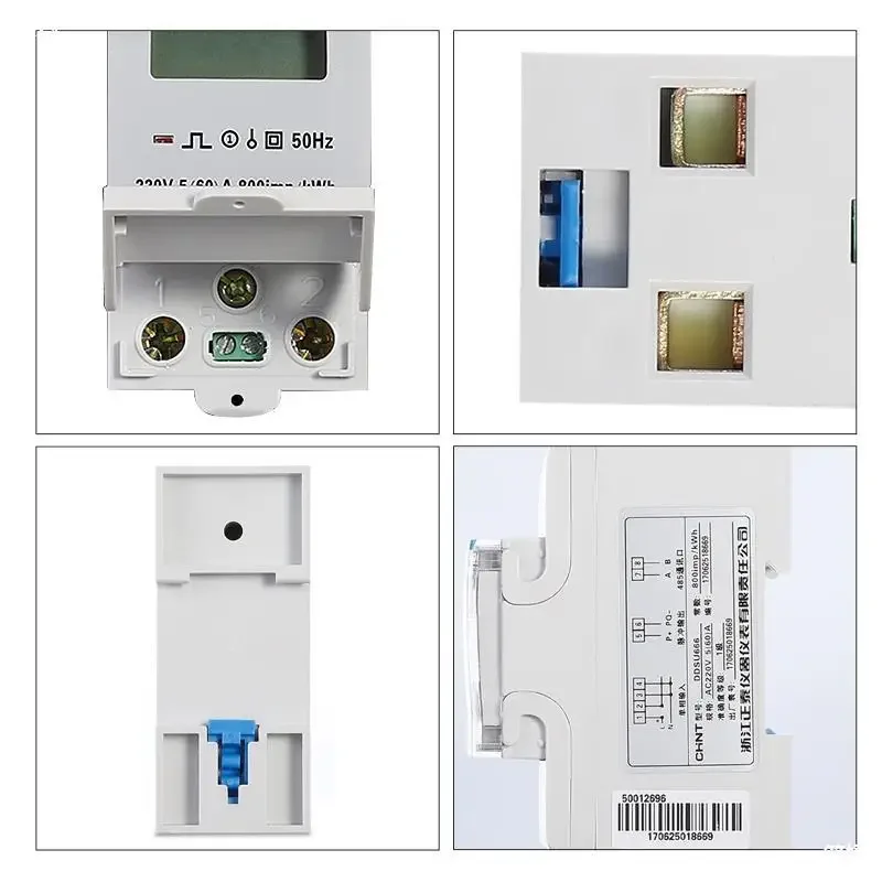 Chint DDSU666 DTSU666 single-phase three-phase rail type watt hour meter miniature electronic 220V watt hour meter