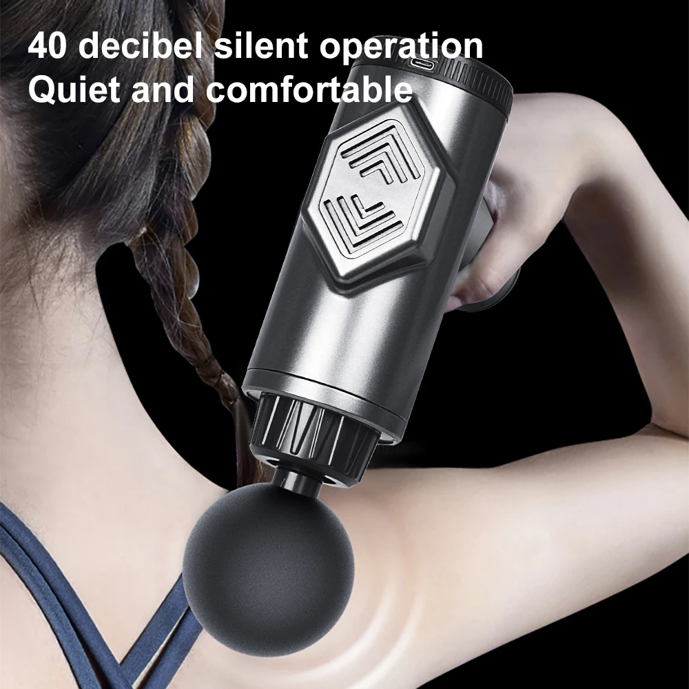 Massage Gun Deep Muscle Electric Percussion Pistol Massager Body Neck Back Leg Fitness Tool 99 Levels Relaxation Shaping Massage