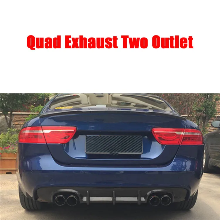 ألياف الكربون شفة خلفية الناشر سبويلر ل جاكوار XE سيدان 4-Door 2015 2016 2017 سيارة الوفير المئزر الحرس لوحة