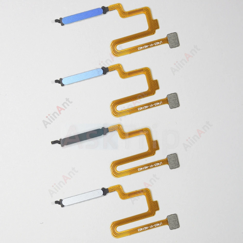 Side Power Button Touch ID Fingerprint Sensor Finger Scanner Flex Cable For Xiaomi Redmi Note 11 11s 12s  11E 11T Pro 4G 5G