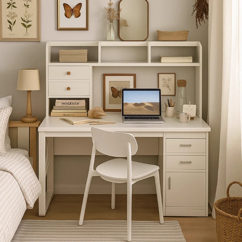 

Bedroom Dressing Office Desk Women Aesthetic Modern Vanity Dining Office Desk Standing Computer Bureau Meuble Home Accessories