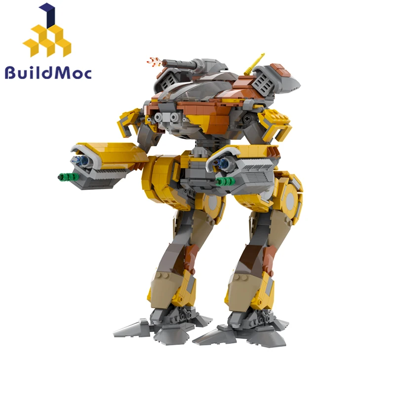 مجموعة مكعبات البناء BuildMOC MAD-3R Marauder Mech Battleteched، ألعاب Ideas Mechwarrior هدايا للأطفال (933 قطعة)