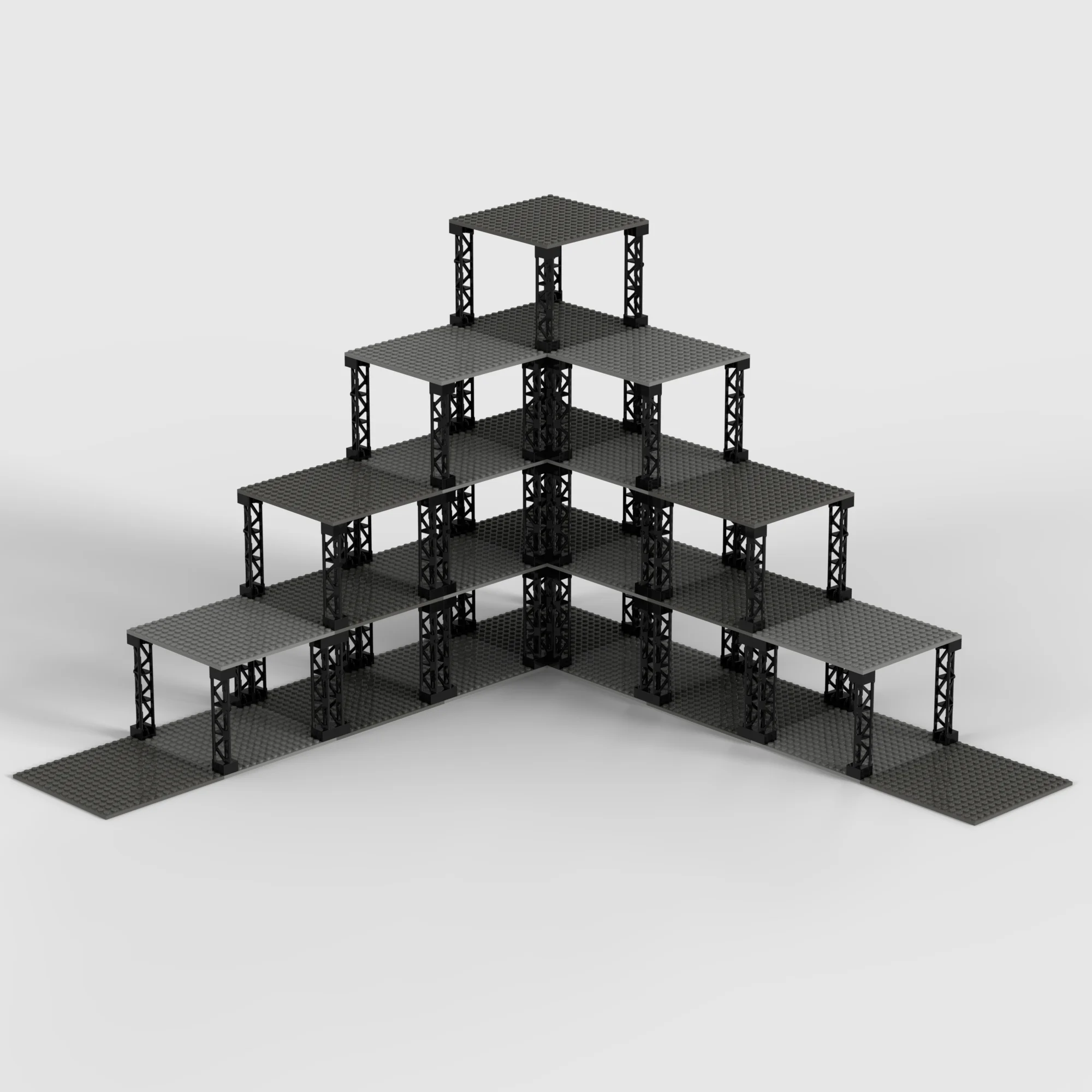 

Multi functional Building Block Toys 16x16(12.8inch) Double Sided Baseplate Desktop storage Decorative ornaments Military Fort