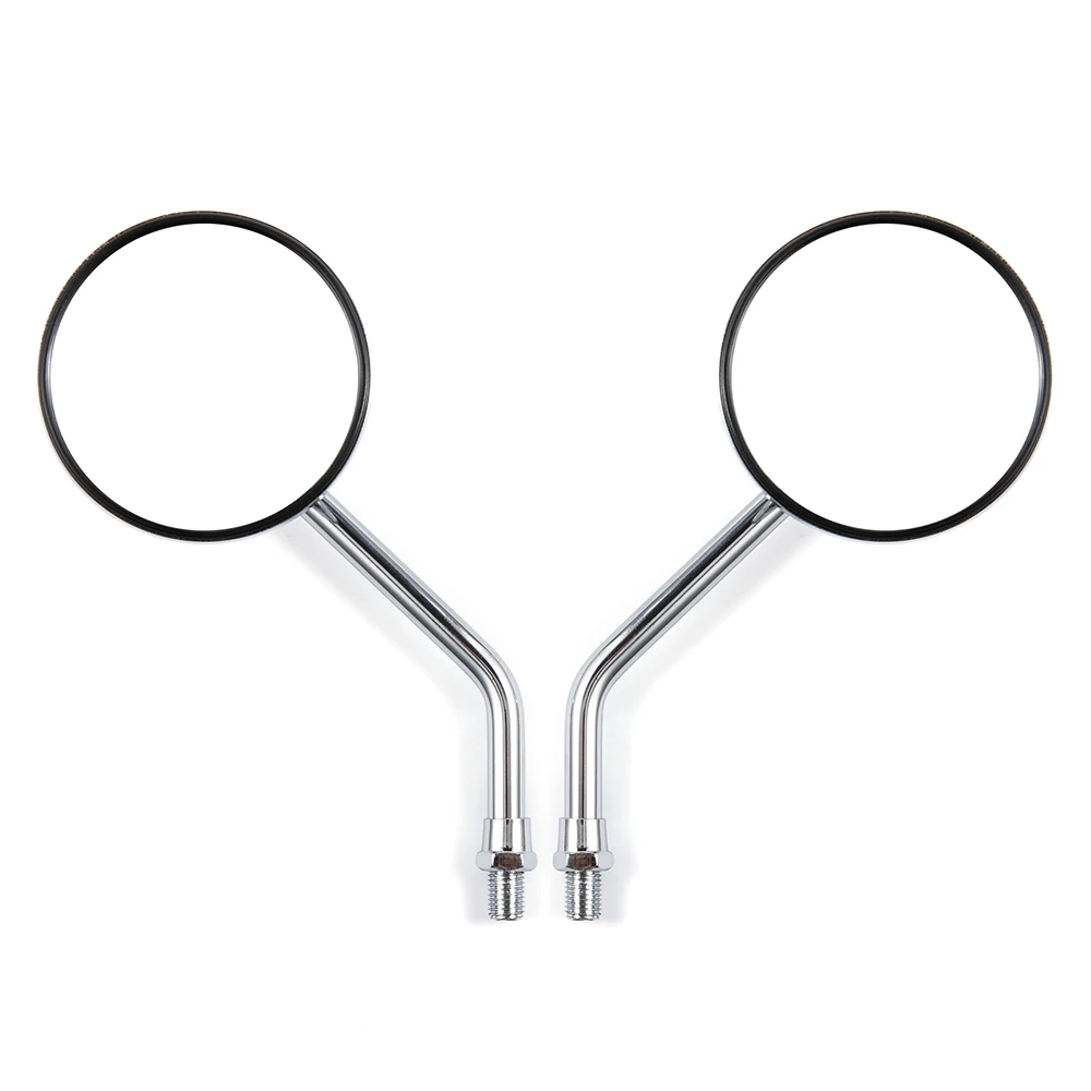 

10mm Motorcycle Side Mirrors Replacement For Triumph Bonneville T100 Chrome Motorcycle Rearview Mirror Motorcycle Accessories