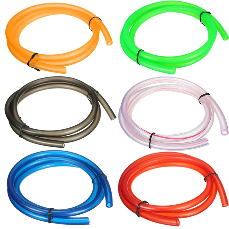 Universal 1M Nylon Motorcycle Hose Petrol Fuel Line Hose Gas Oil Pipe Tube 5mm I/D 8mm O/D For  Mini Moto Dirt Bike Yamaha etc