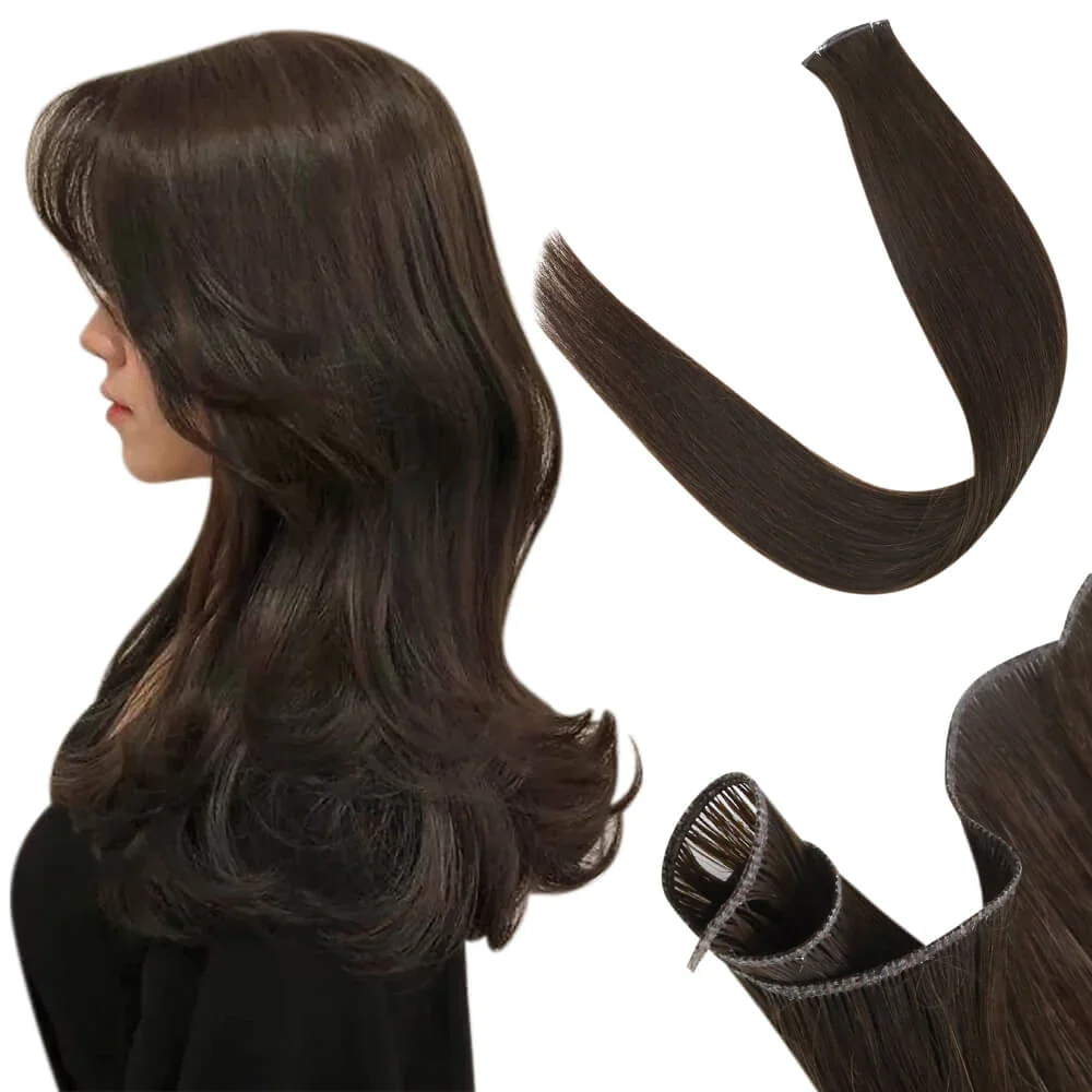 Moresoo Reines Unsichtbare Genius Schuss 16-24 zoll Vollhaut 12 Monate Natürliche Gerade Haar Qualität Brasilianische Menschliches Bundles