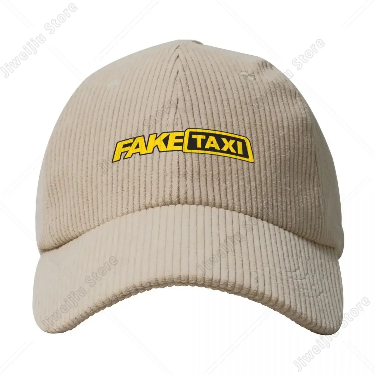 FAKE TAXI Unisex Corduroy Baseball Cap