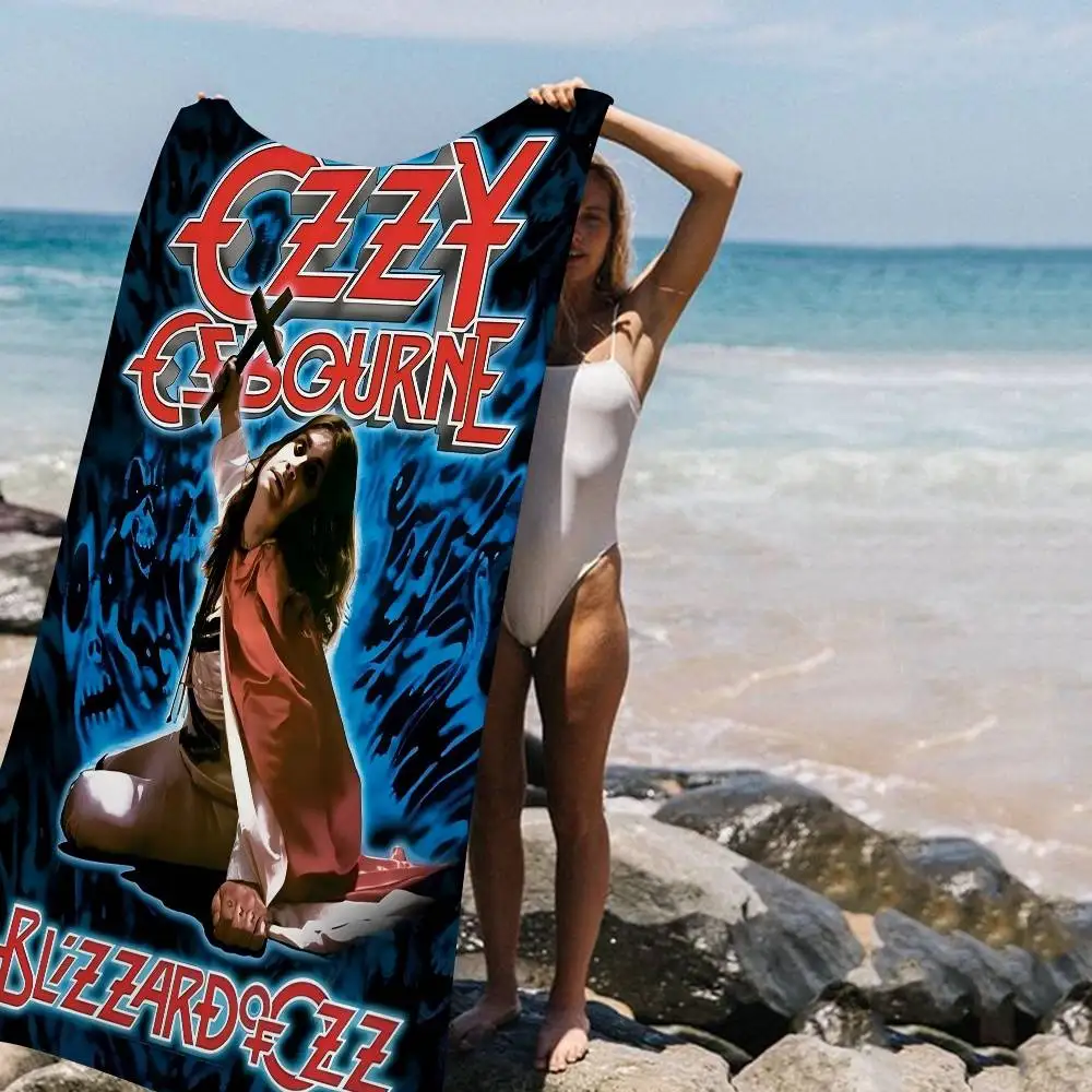 Heavy Metal Band Rock Ozzy Osbourne Band Microfiber Beach Towel Absorbent Quick Dry Soft Yoga Swimming Resort Mountain Towel