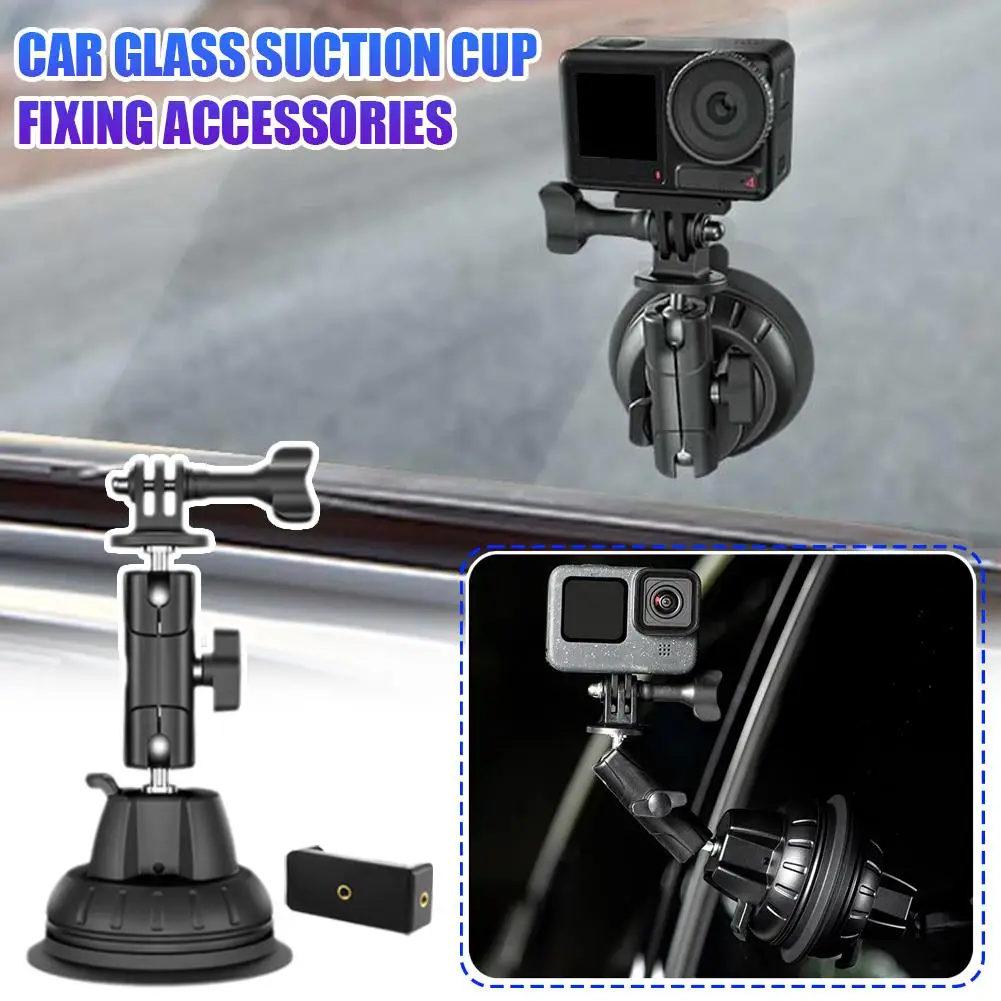 Suction Cup Camera Car Mount For DJI Pocket3 Shadowstone X4 Car Mount Suction Cup Suction Cup Mount Fixing Accessories