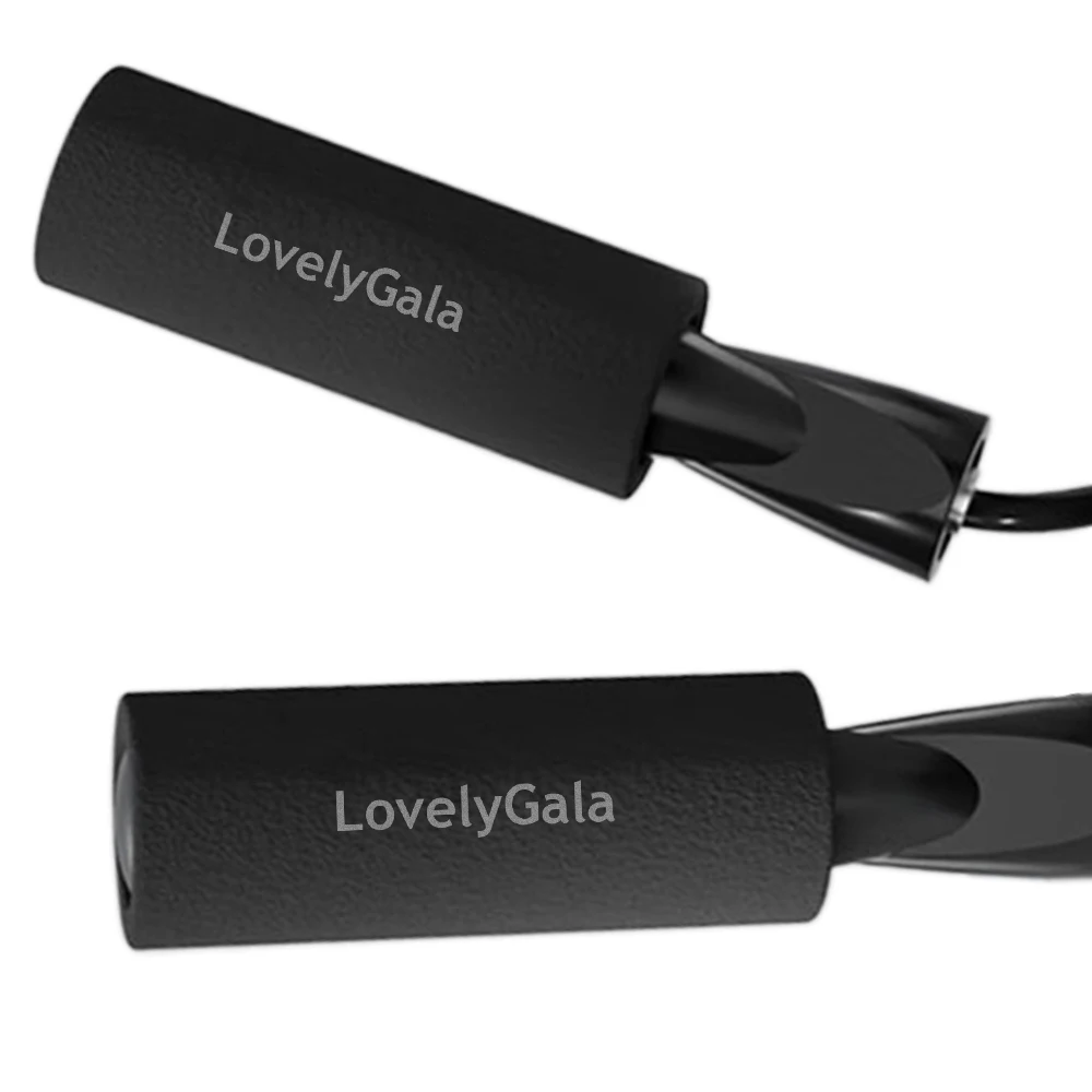 LovelyGala-cuerdas de saltar ajustables para hombre y mujer, Cable con rodamientos de bolas, sin enredos, velocidad rápida