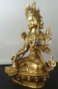 

Collectible CHINESE statues Copper Buddha