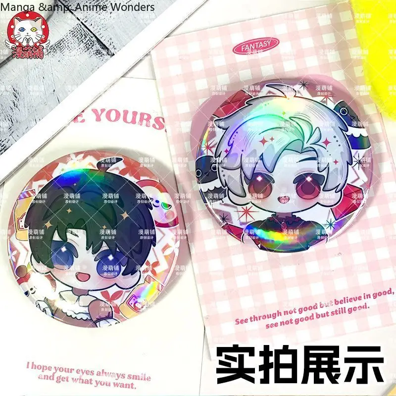 애니메이션 사랑과 Deepspace Xavier Rafayel Sylus Caleb Zayne Cospaly 메이드 시리즈 Q 버전 Bedge 펜던트 배지 브로치 핀