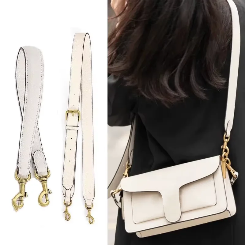 Long Adjustable Leather Bag Strap For Coach Tabby 26 Dionysus Bag Replacing Underarm Shoulder Straps Crossbody Bags Accessories