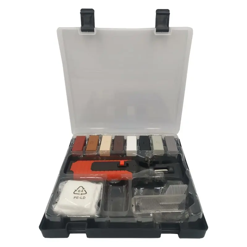 

A76X-Floor Repair Kit Tile Floor Mending Worktop Sturdy Casing Chips Scratches Wax System Laminate Repairing Kit Suit