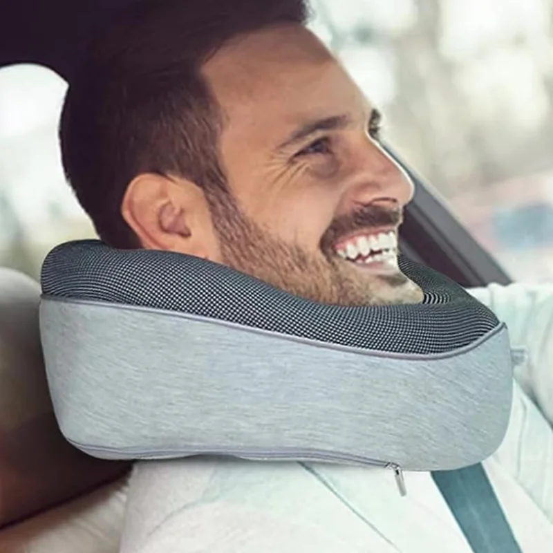 

Travel Neck Pillow Non-Deformed Airplane Pillow Travel Neck Cushion Durable U-Shaped Travel Memory Cotton Nap Pillow Necks