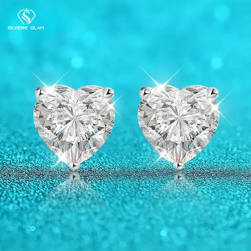 

TY 1CT Серьги-гвоздики из серебра 925 пробы с муассанитом для женщин, роскошное качество, лабораторные бриллианты, стерлинговое серебро S925, ювелирные изделия для невесты