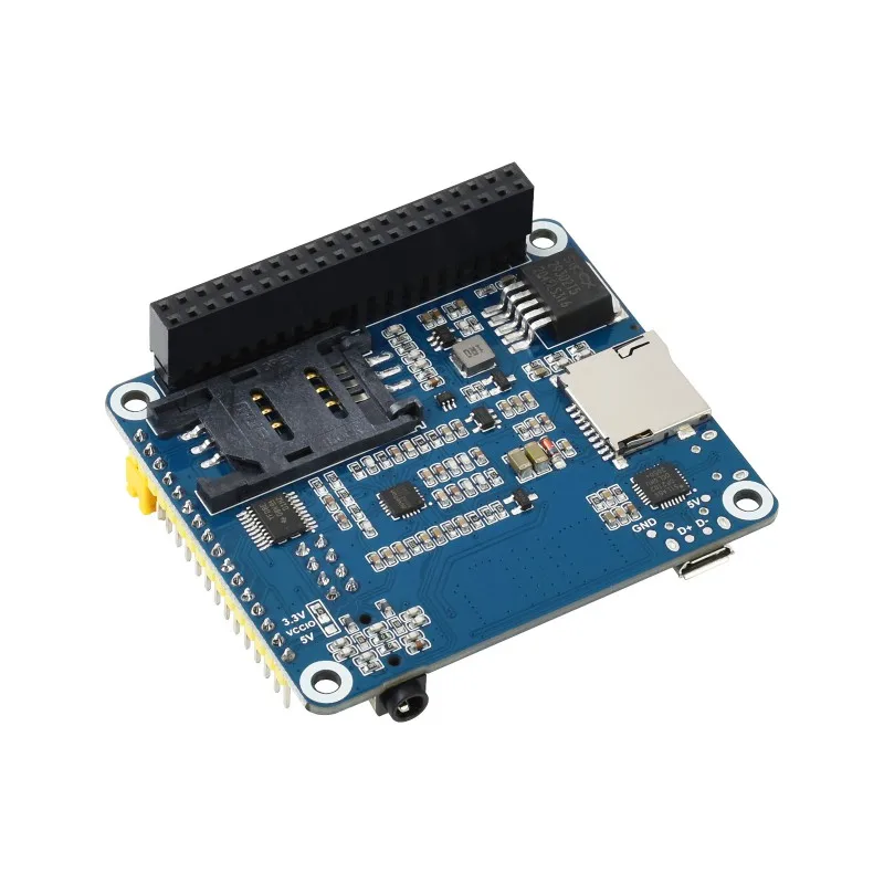 SIM7600CE-JT1S 4G HAT for Raspberry Pi, supports 4G / 3G / 2G communication, for China