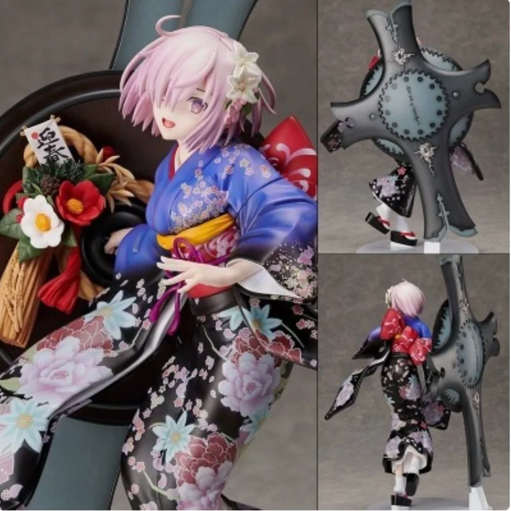 

Фигурка аниме Fate/Grand Order Мэш Кирелит, 27 см, масштаб 1/7, в новогоднем кимоно, модель-игрушка, подарок, коллекционная фигурка