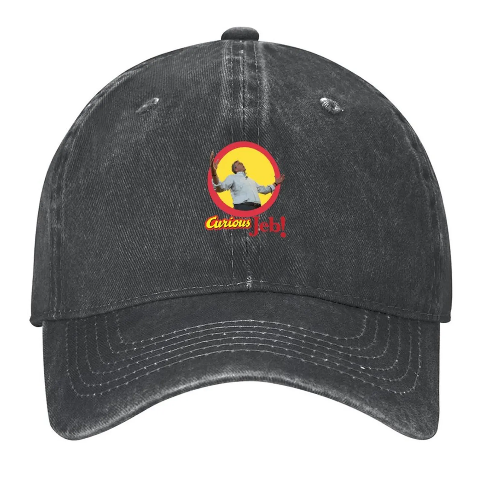 

Curious Jeb! Baseball Cap tactical cap luxury caps Trucker Hat Streetwear Golf Women Men's