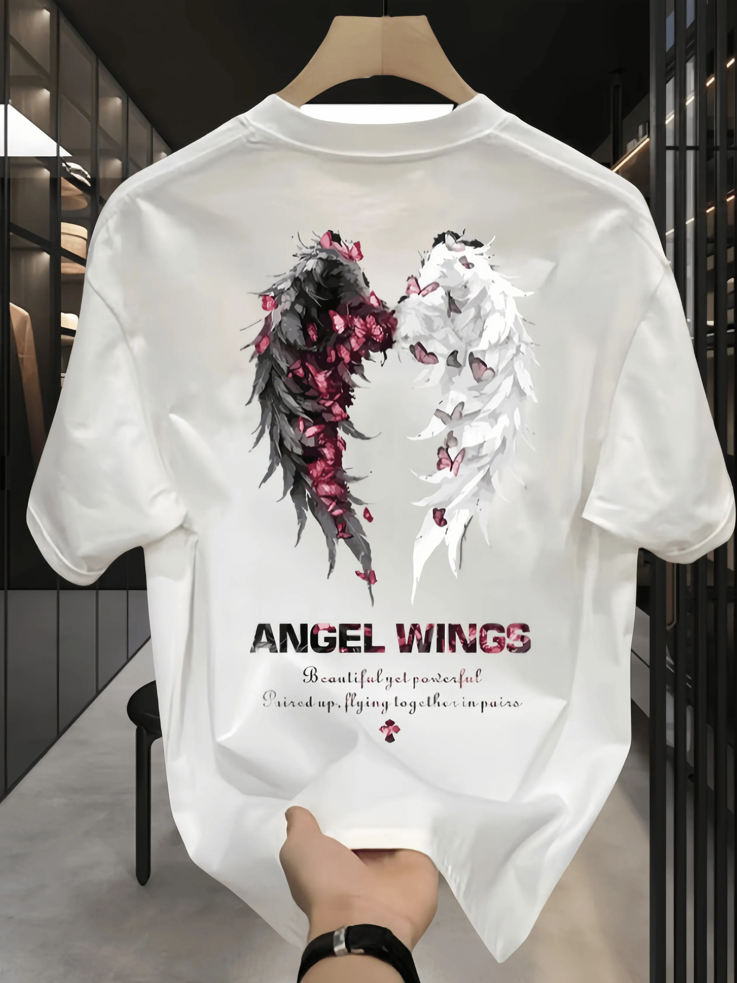 2026 Sommer Neuheiten: Trendige Kurzarm-T-Shirts aus reiner Baumwolle, hochwertige Streetwear Loose-Fit Halbarm-Oberteile für Herren – Detail 2