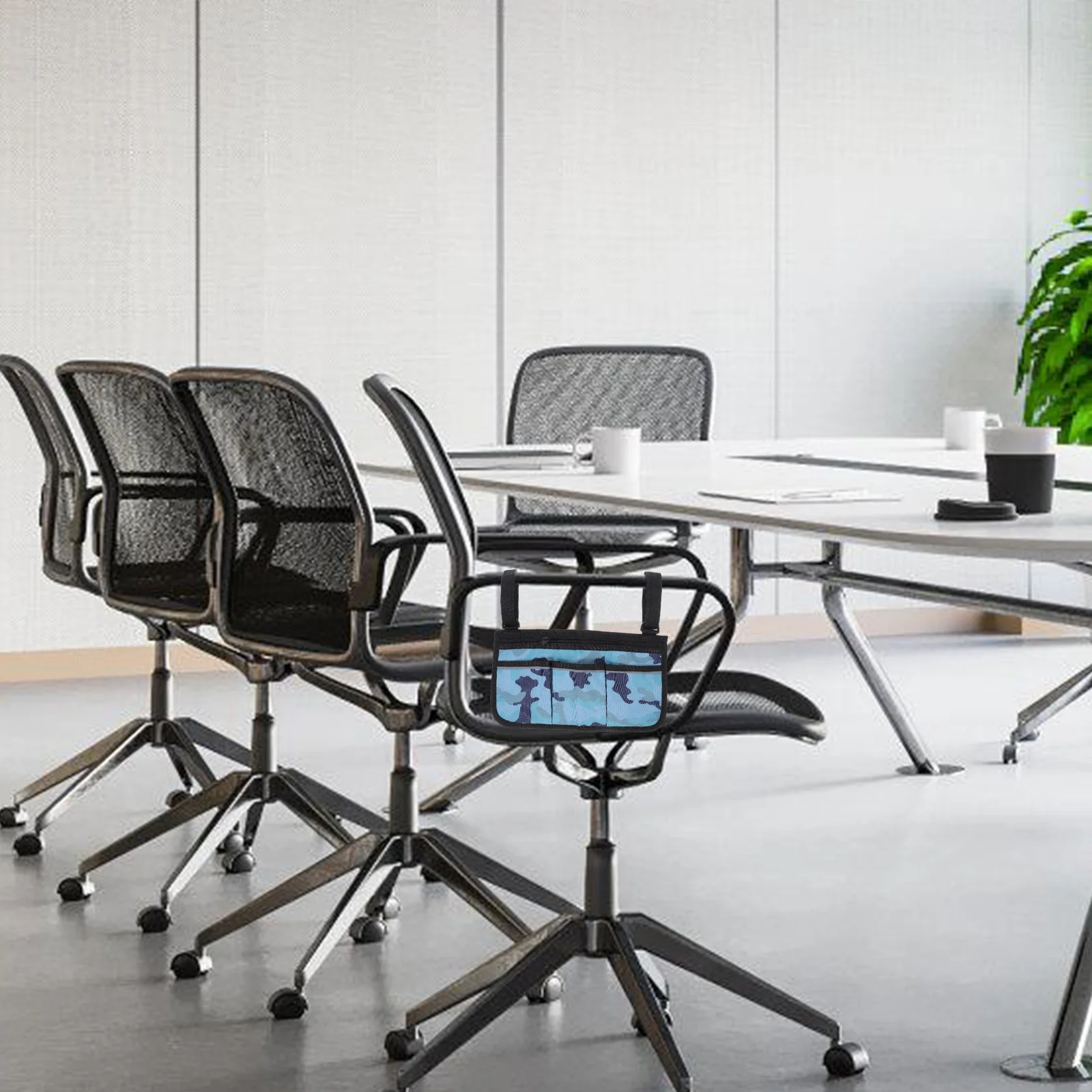 

Wheelchair Side Bag Oxford Cloth Multi Pocket Hanging Storage Pouch for Walker Armrest Organizer Small Side Pocket