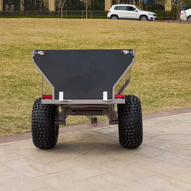 New Best Quality Refrigerated Plant Certified Galvanized ATV Box Trailer Ladder