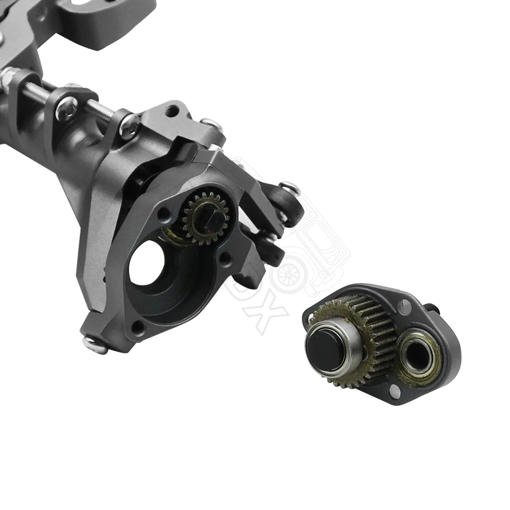 CNC Machined Aluminum Integrated Front Rear Portal Axle Internal Drive Shaft Bearing Gear Set Spare Parts Accessorie