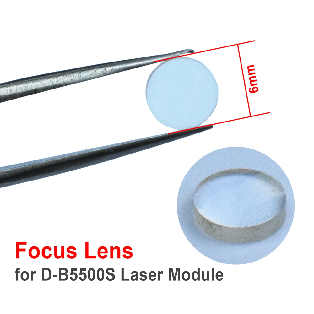 D-B5500S 40W Lasermodule Focusseerlens Originele Blauwlichtdiode Lens Vervanging Korte Brandpuntsafstand