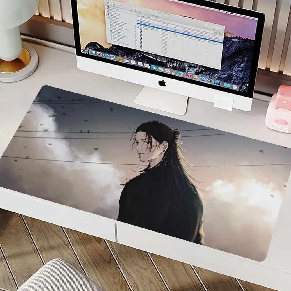 J-Jujutsu K-Kaisen S-Sugurus Mouse Pad Gaming Mouse Pad Large Mousepad Computer Game Keyboard Laptop Mouse Mat 400x900mm Desk Ma