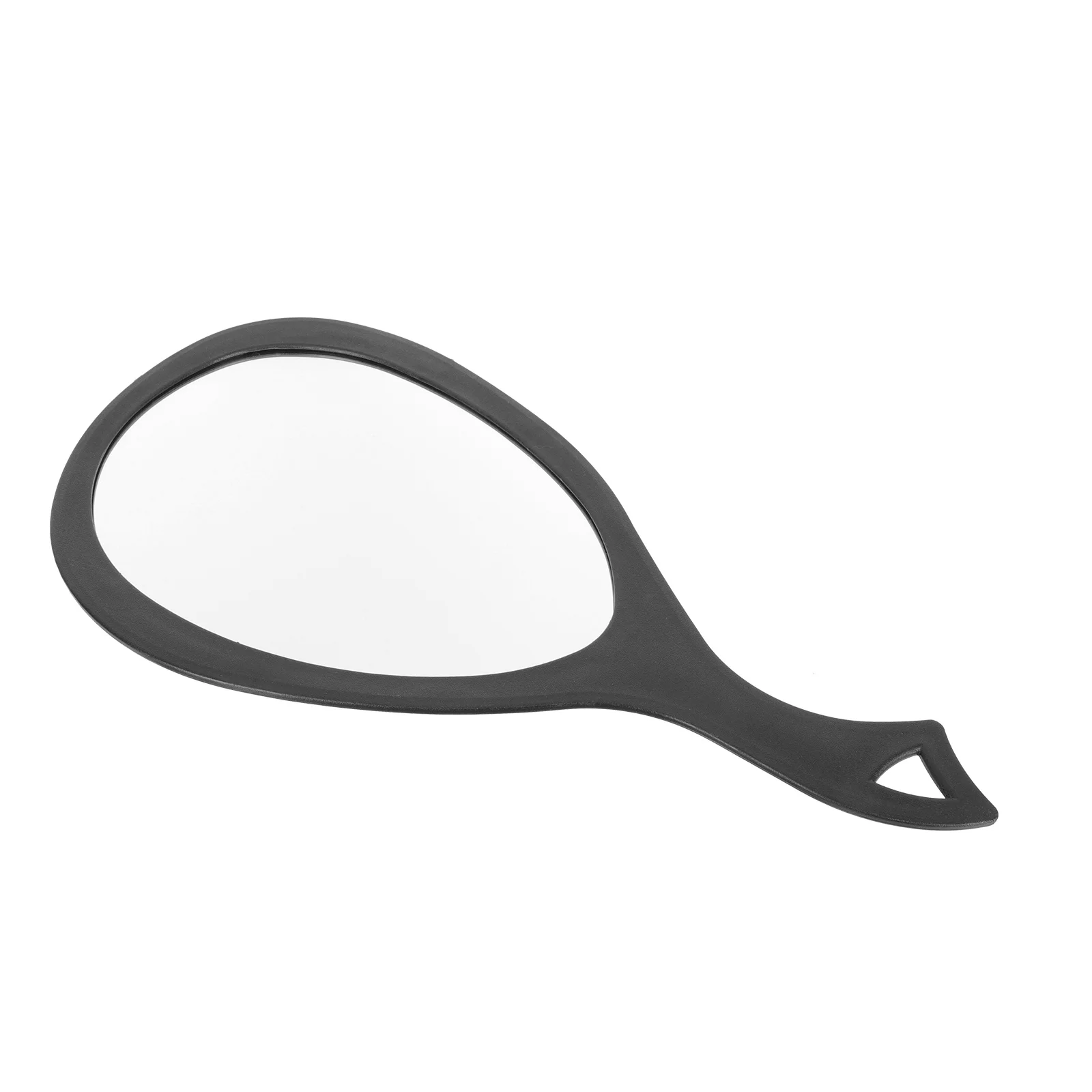 Miroir à main Simple avec poignée ABS, 1 pièce, pour Application de maquillage et contrôle du rouge à lèvres, exquis et beau