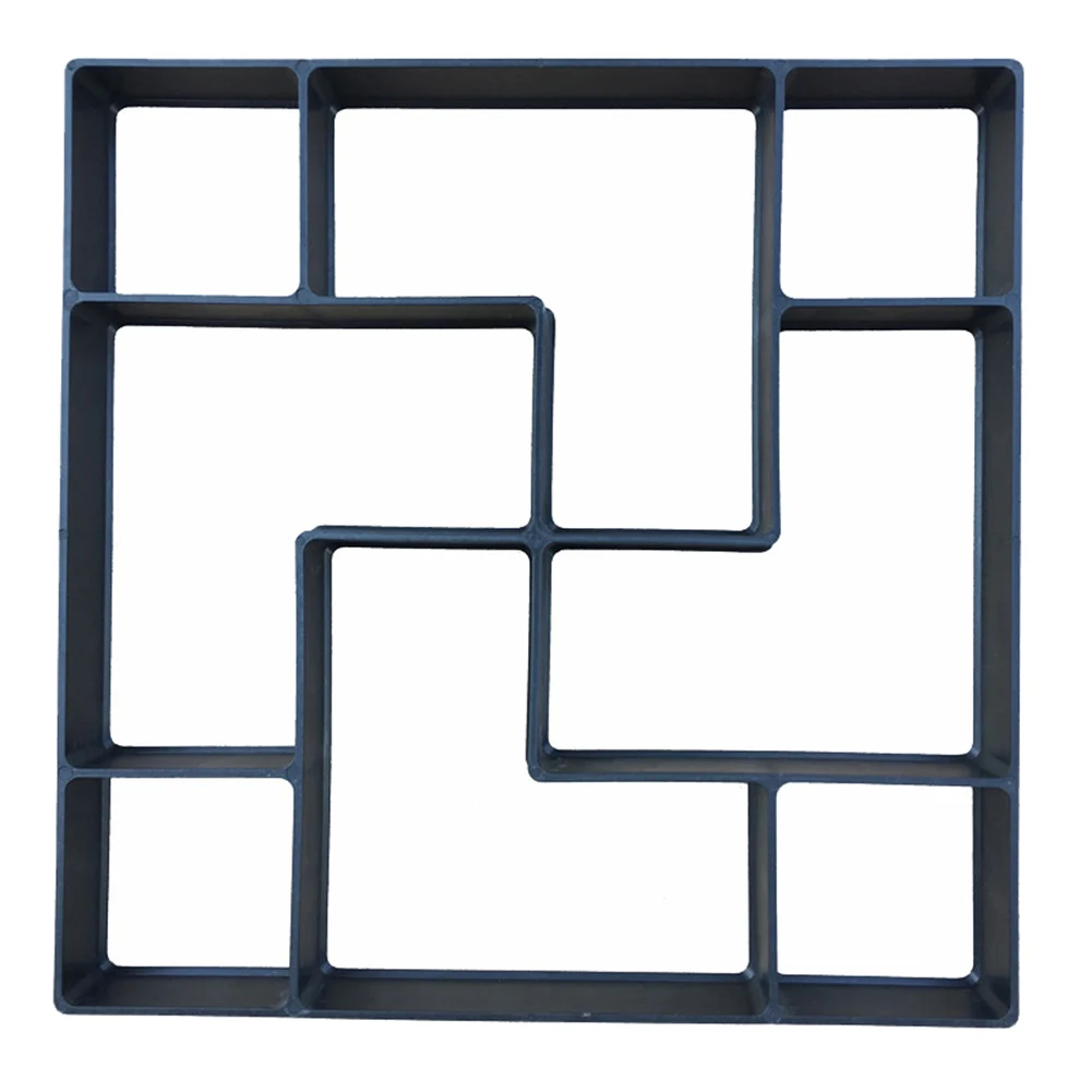 Walk Path Molding Paving Maker Mold Reusable Practical Paving Maker for Patio Lawn Garden Decoration